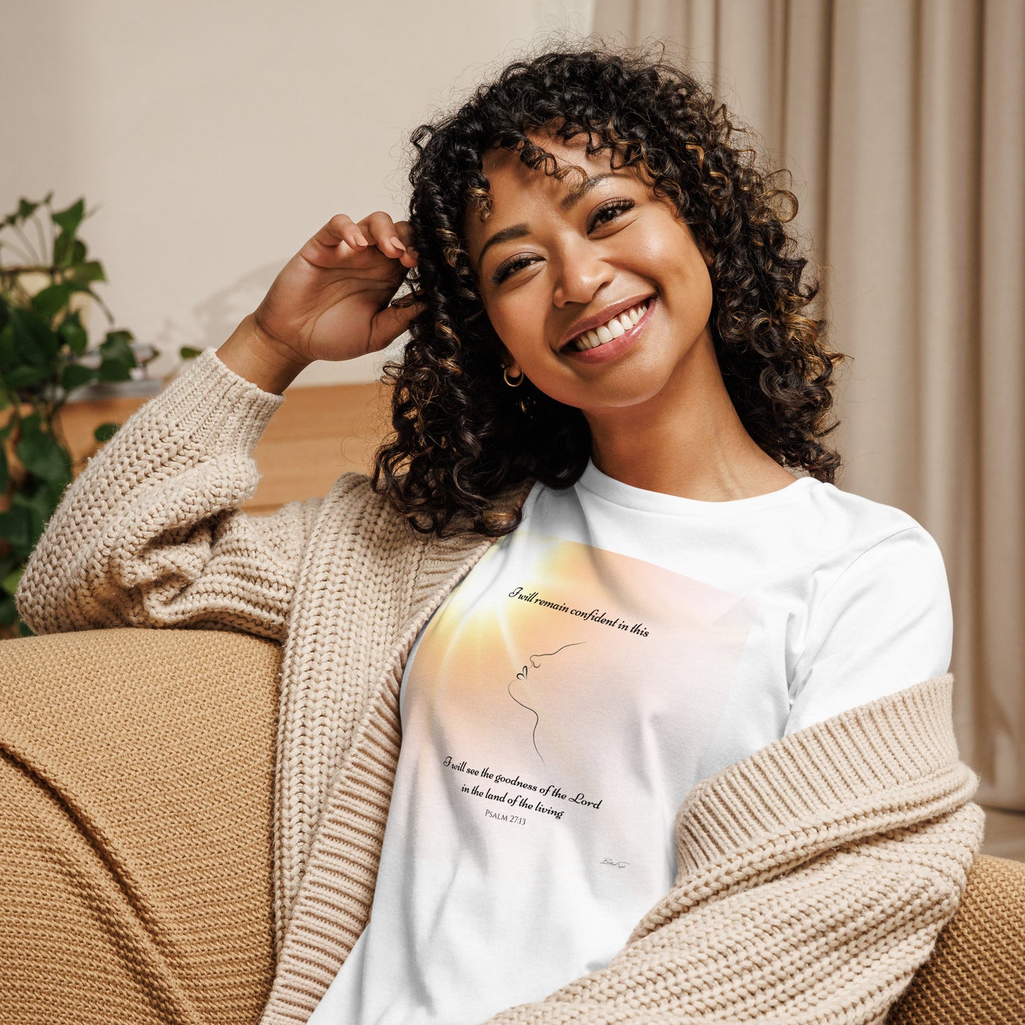 Psalm 27:13 I Will See The Goodness Women's Relaxed T-Shirt